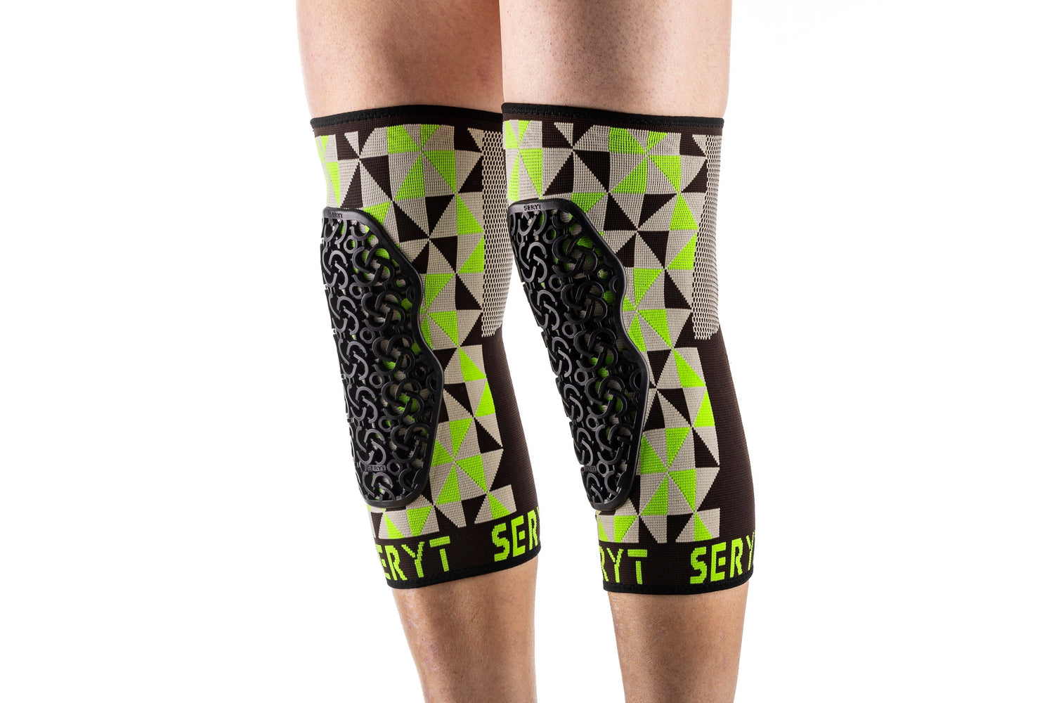 Protectii genunchi Seryt Arlecchino Grey Green L/XL