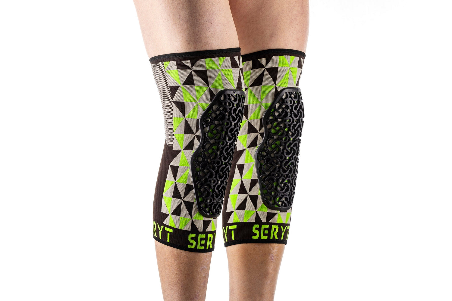 Protectii genunchi Seryt Arlecchino Grey Green M