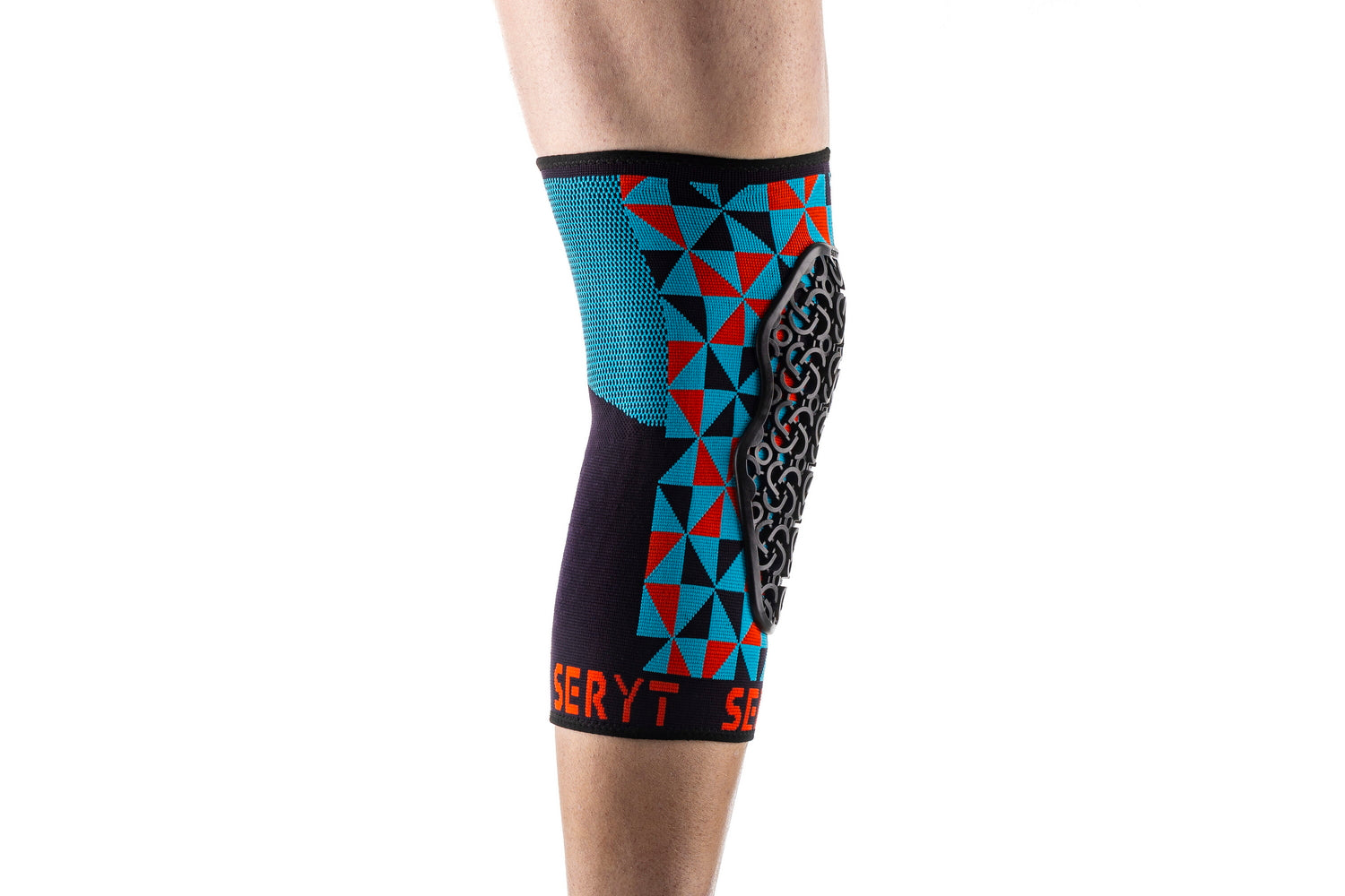 Protectii genunchi Seryt Arlecchino Light-blue Red M