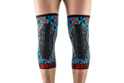 Protectii genunchi Seryt Arlecchino Light-blue Red M