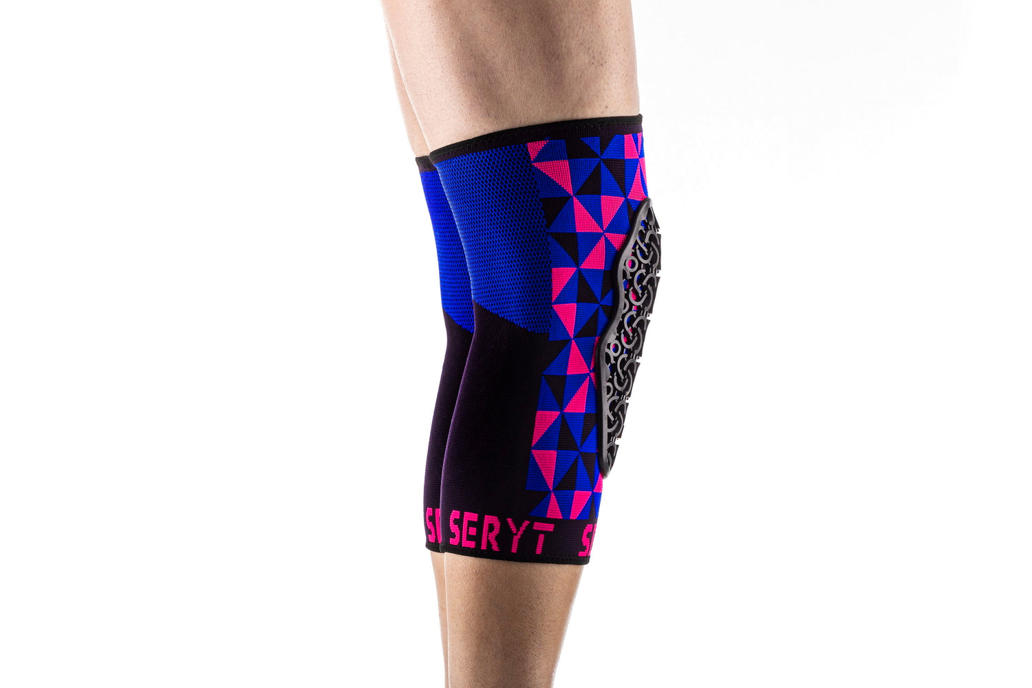 Protectii genunchi Seryt Arlecchino Pink Blue L/XL