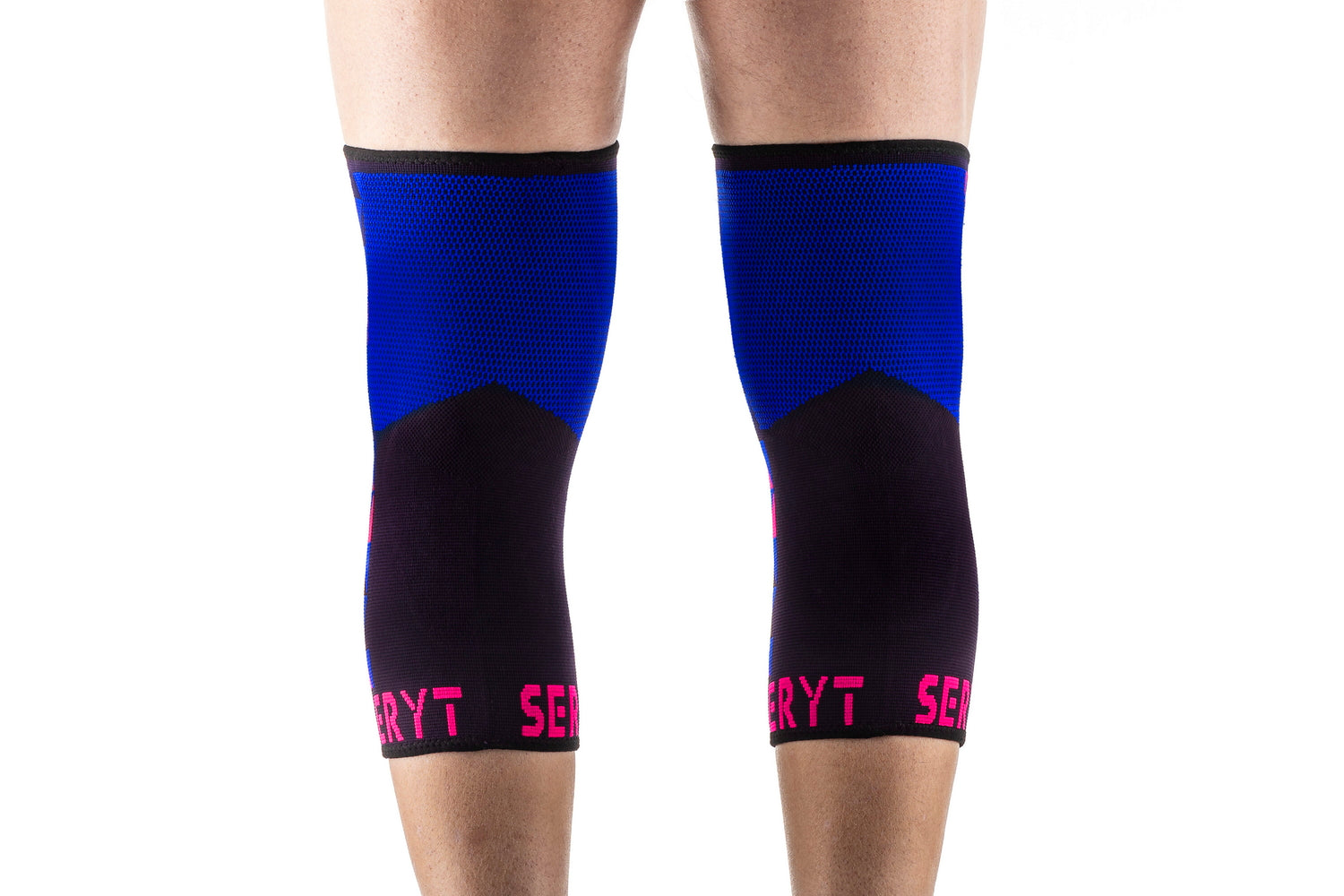 Protectii genunchi Seryt Arlecchino Pink Blue L/XL