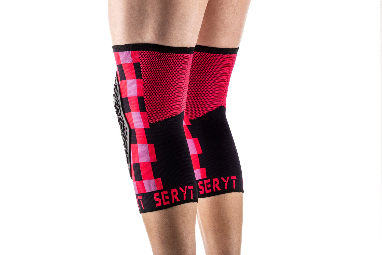 Protectii genunchi Seryt Checker Pink L/XL