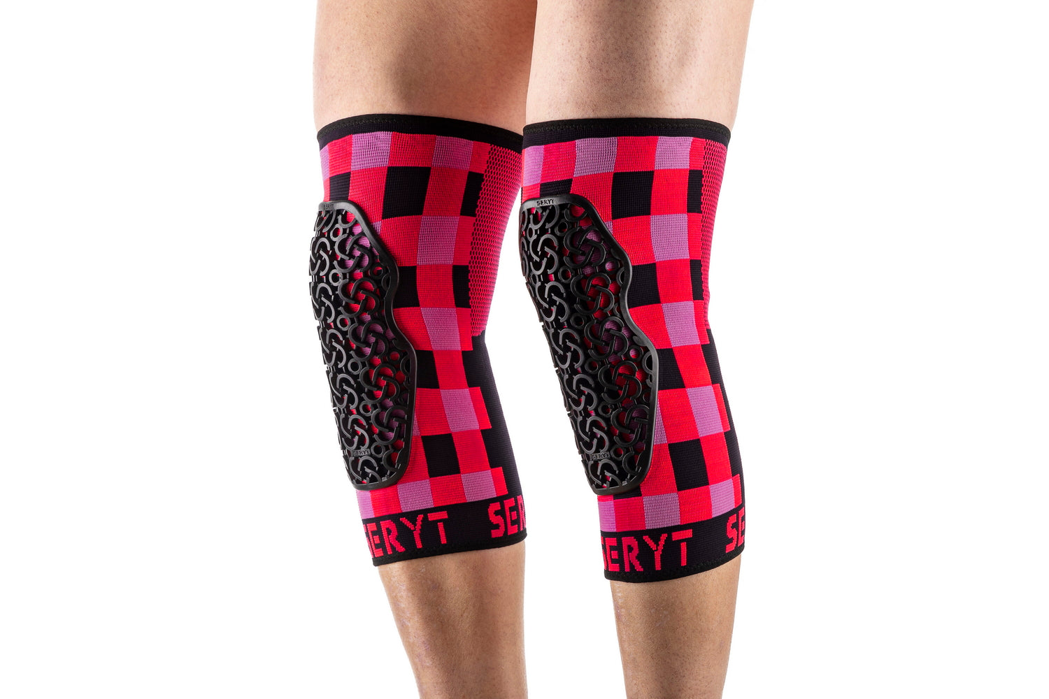 Protectii genunchi Seryt Checker Pink L/XL