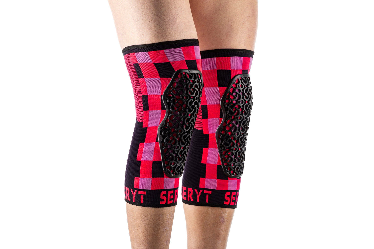 Protectii genunchi Seryt Checker Pink S