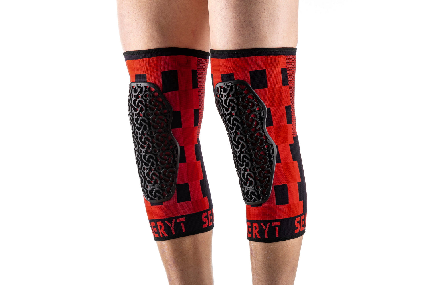 Protectii genunchi Seryt Checker Red L/XL