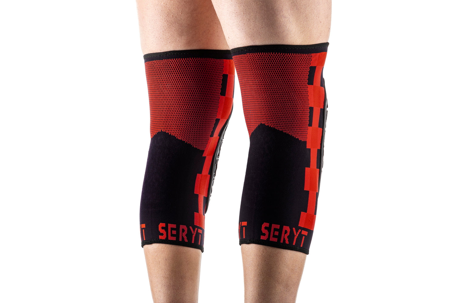 Protectii genunchi Seryt Checker Red M