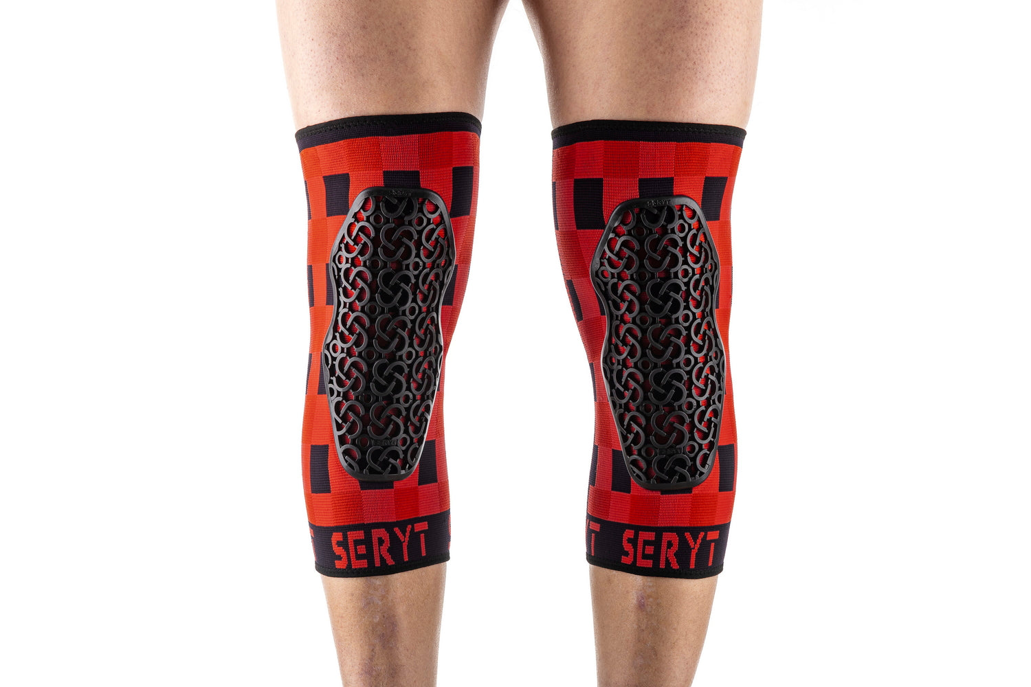 Protectii genunchi Seryt Checker Red S