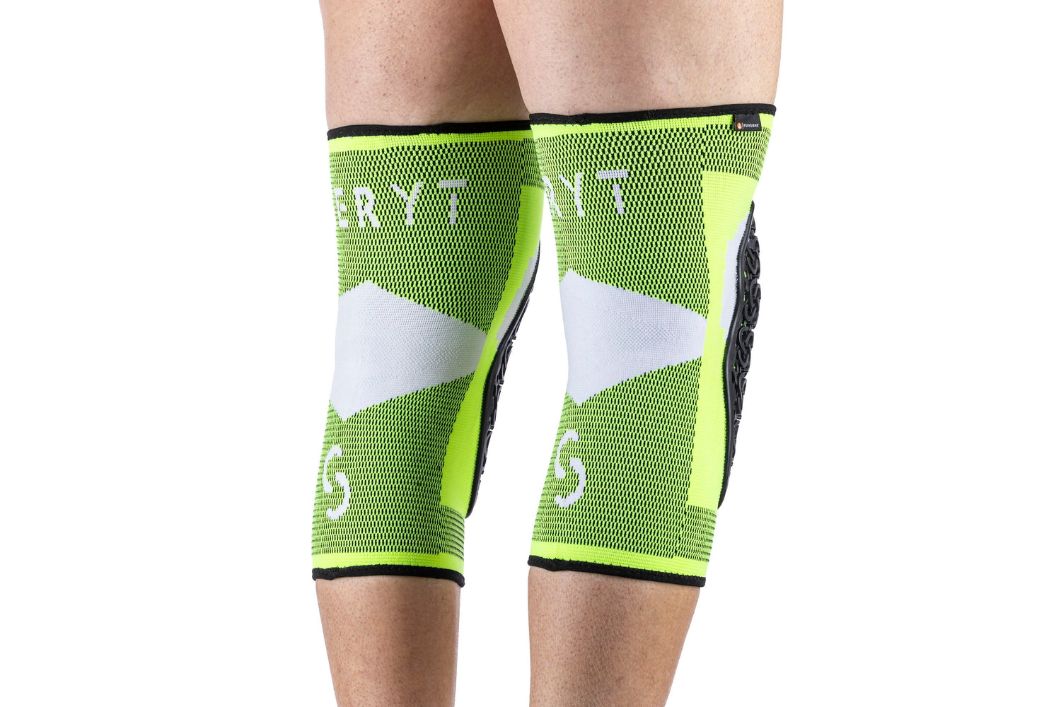 Protectii genunchi Seryt Neon white L/XL