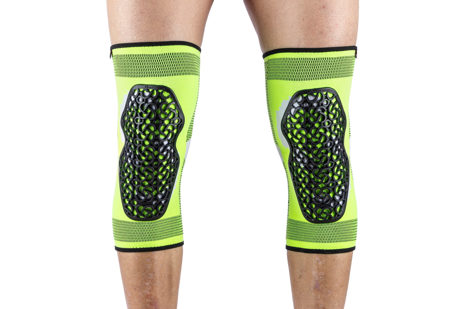 Protectii genunchi Seryt Neon white L/XL