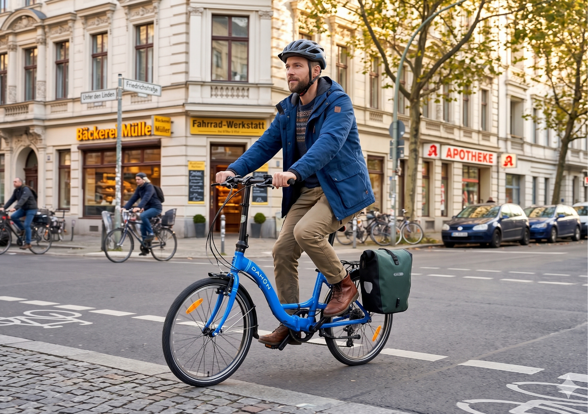 Dahon Briza D8 pe strada