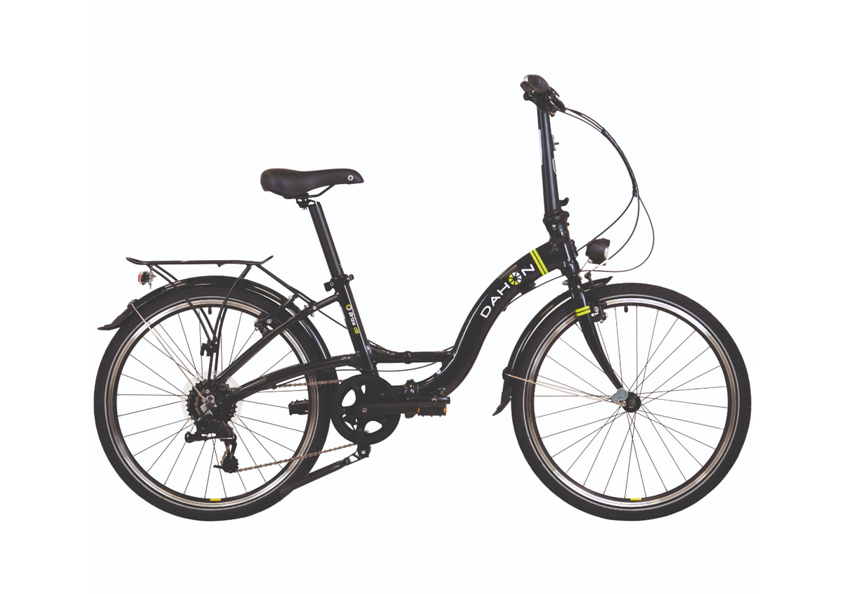 Bicicleta pliabila Dahon Briza D8 Obsidian, vedere laterala