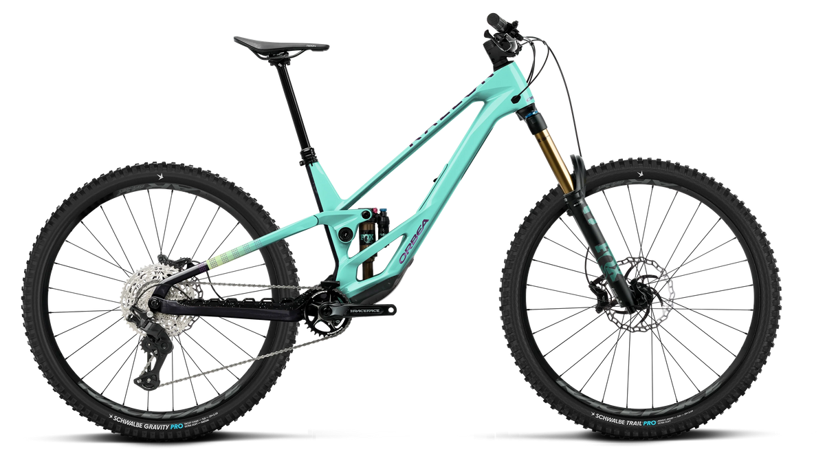 Orbea Rallon E10 Green - Purple - lateral