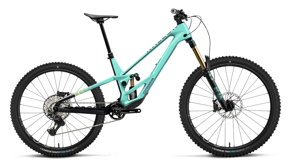 Orbea Rallon E-TEAM Green - Purple - lateral