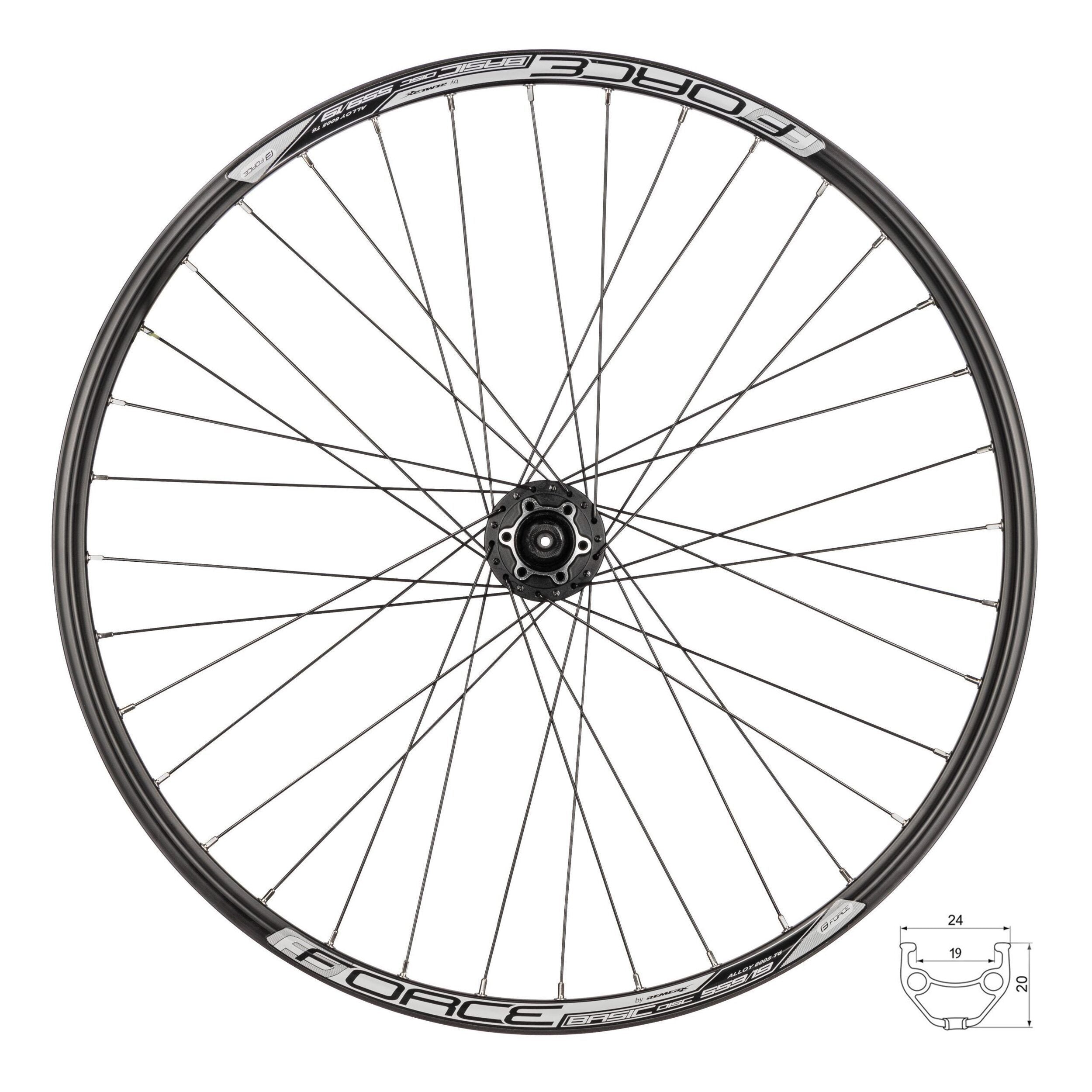 roata fata 26 force basic disc 559x19 butuc shimano hbm475 scaled