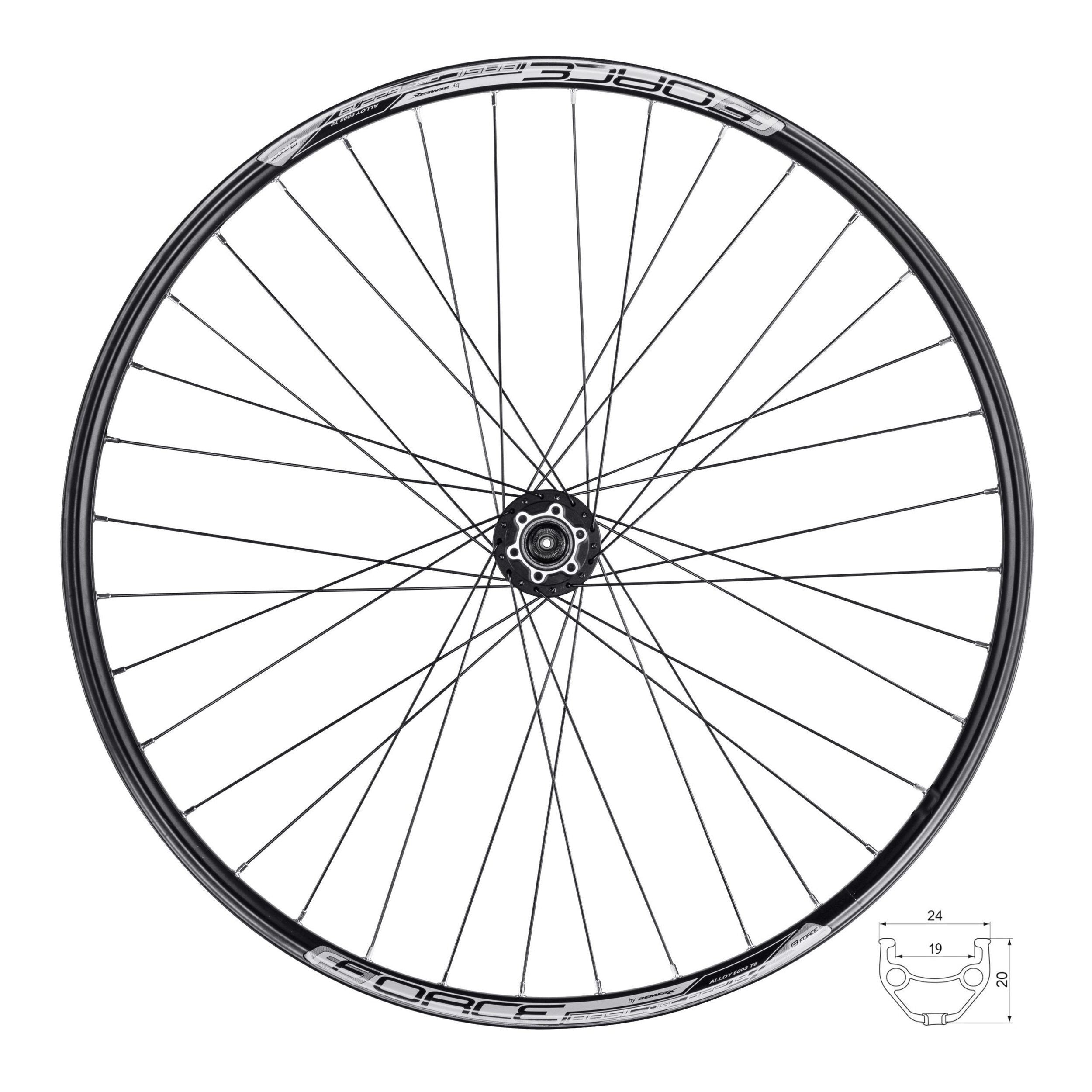 roata fata force basic disc 622x19 butuc shimano hbm475 scaled