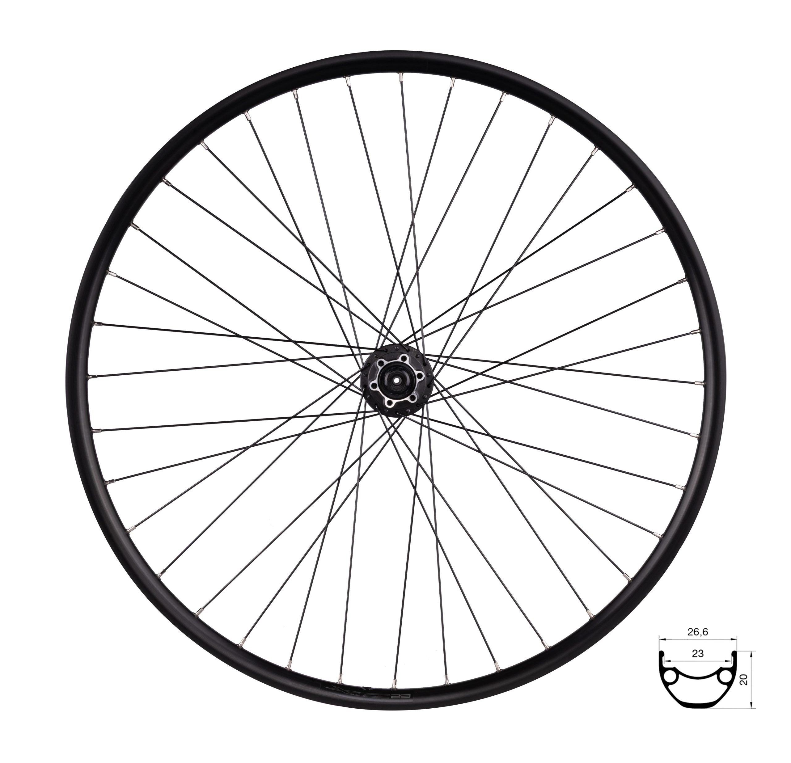 Roata Fata Force XC Disc 622x23 HBM475-6b 36H