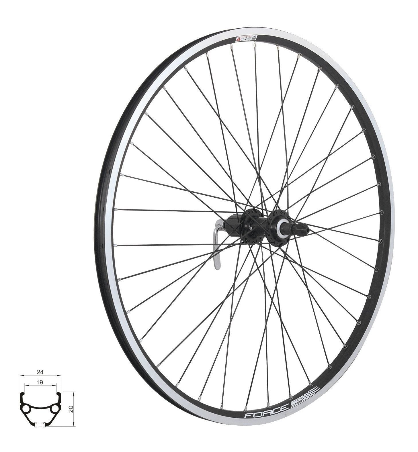 roata spate 28 force classic 622x19 1