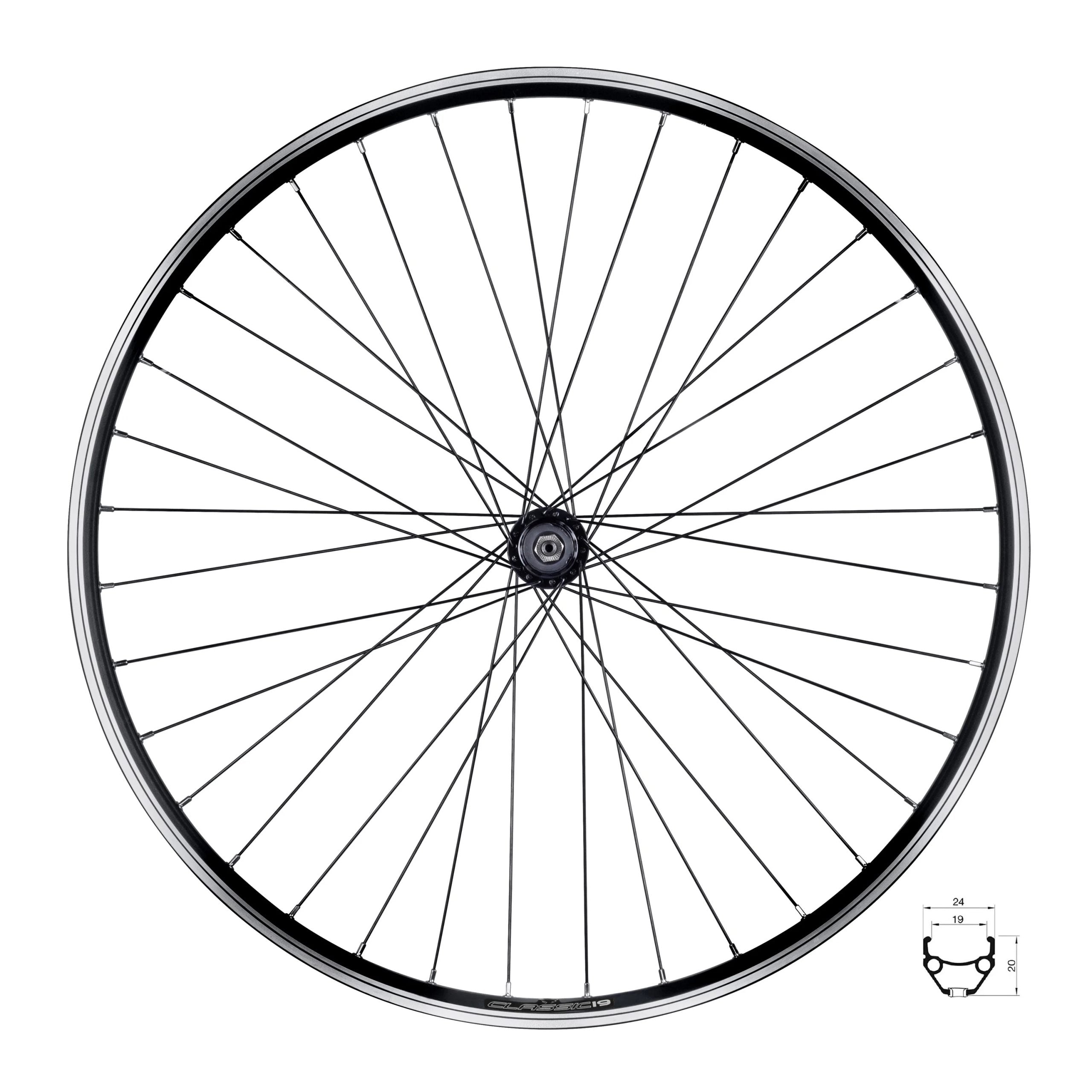 Roata spate Force CLASSIC 622x19 V F804321 36H