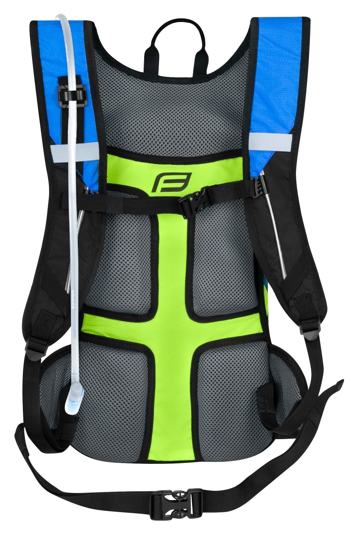 rucsac force berry ace plus 12l rezervor 2l albastru fluo 1