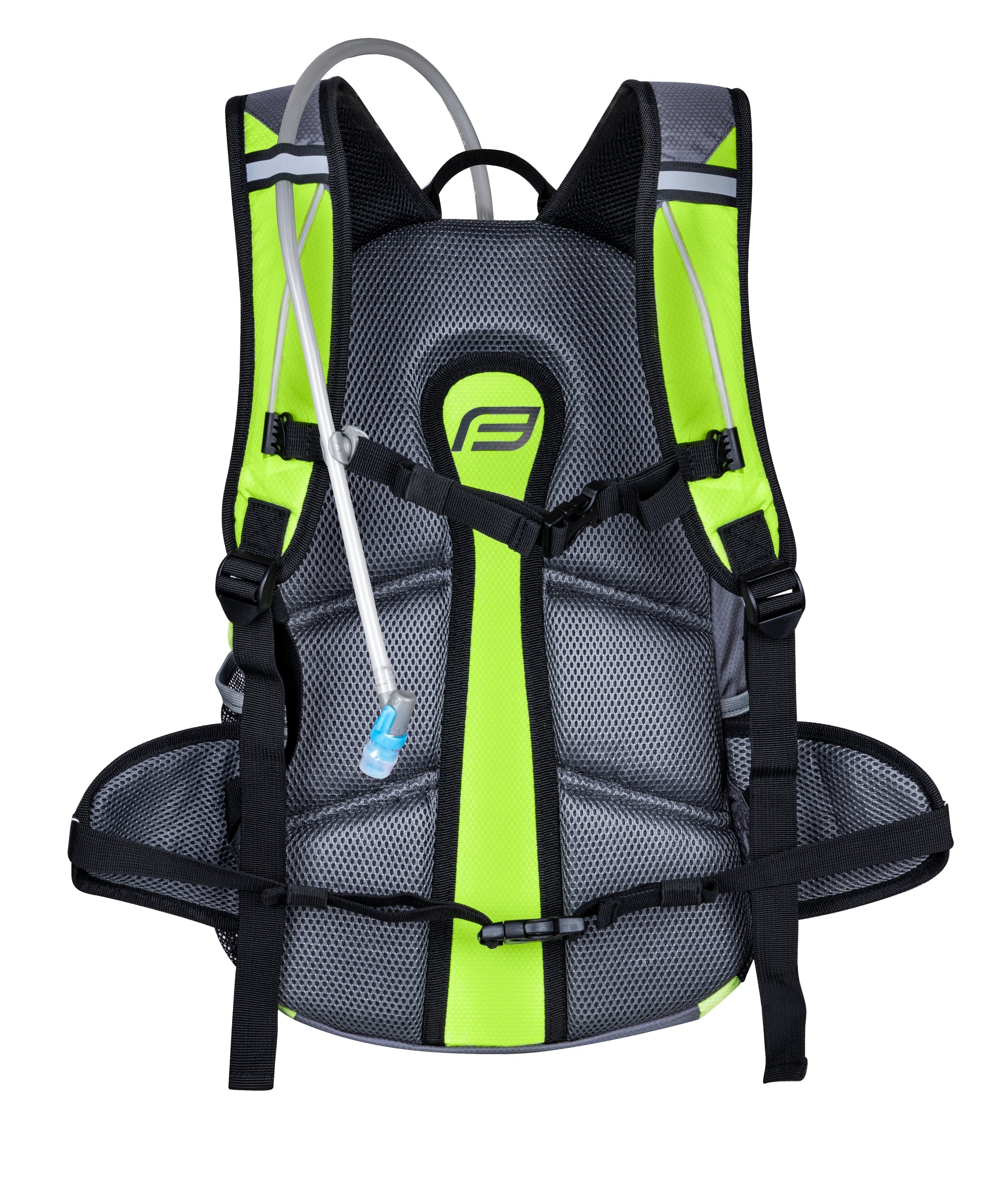 Rucsac Force JORDAN PLUS 20L cu rezervor gri-fluo