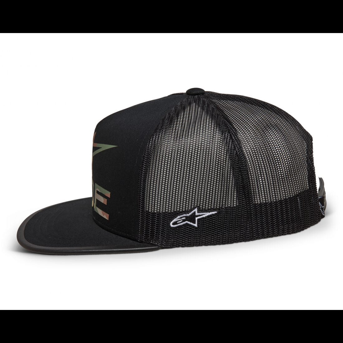 sapca alpinestars ride 40 camo trucker hat black os 1