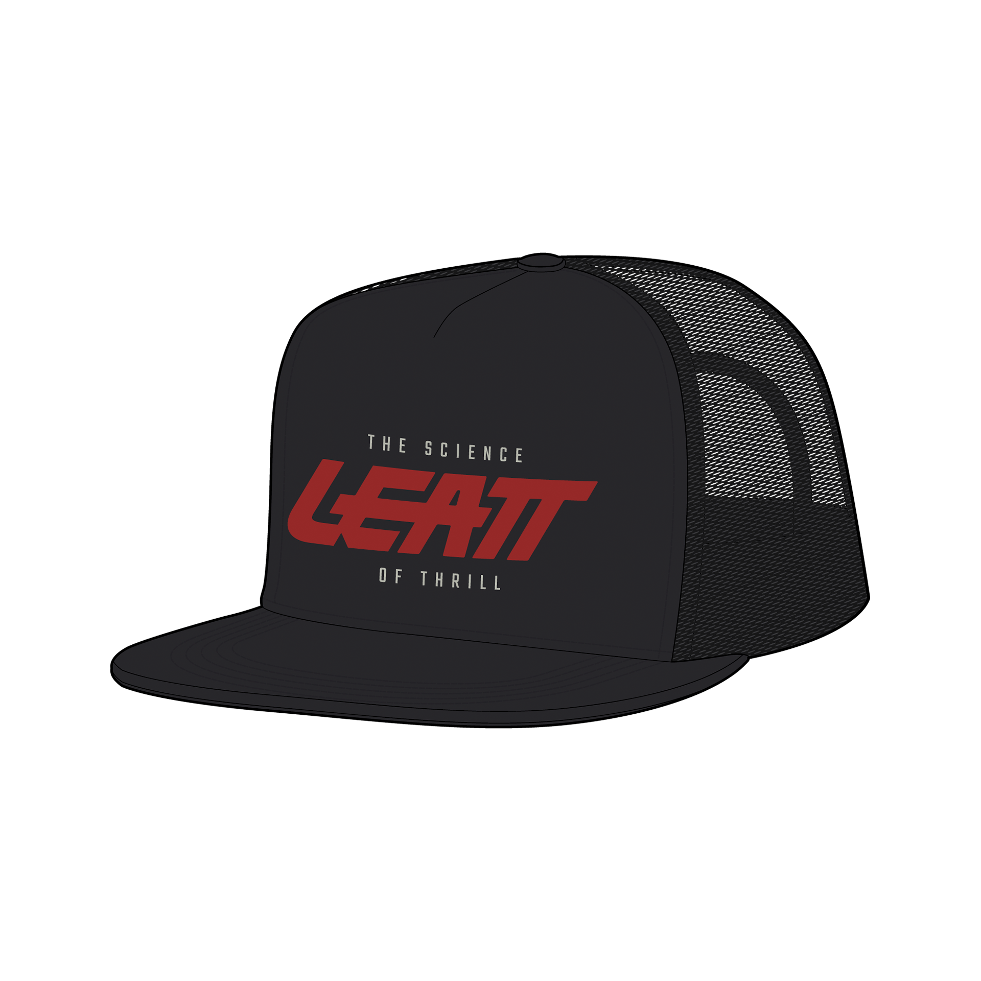 Sapca Leatt Trucker Black S - XL