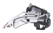 schimbator fata shimano altus m190 42t 8 speed 34.9 31.8 colier jos dual pull