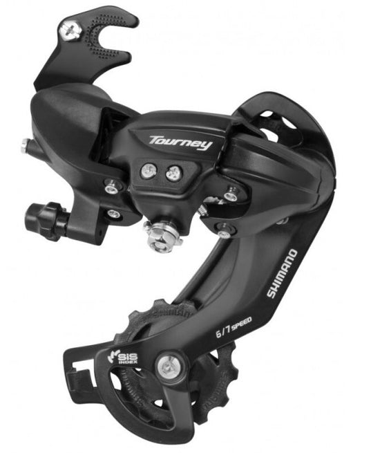 Schimbator spate Shimano Tourney RD-TY300-B, 6/7 viteze Negru (ARDTY300B), vrac