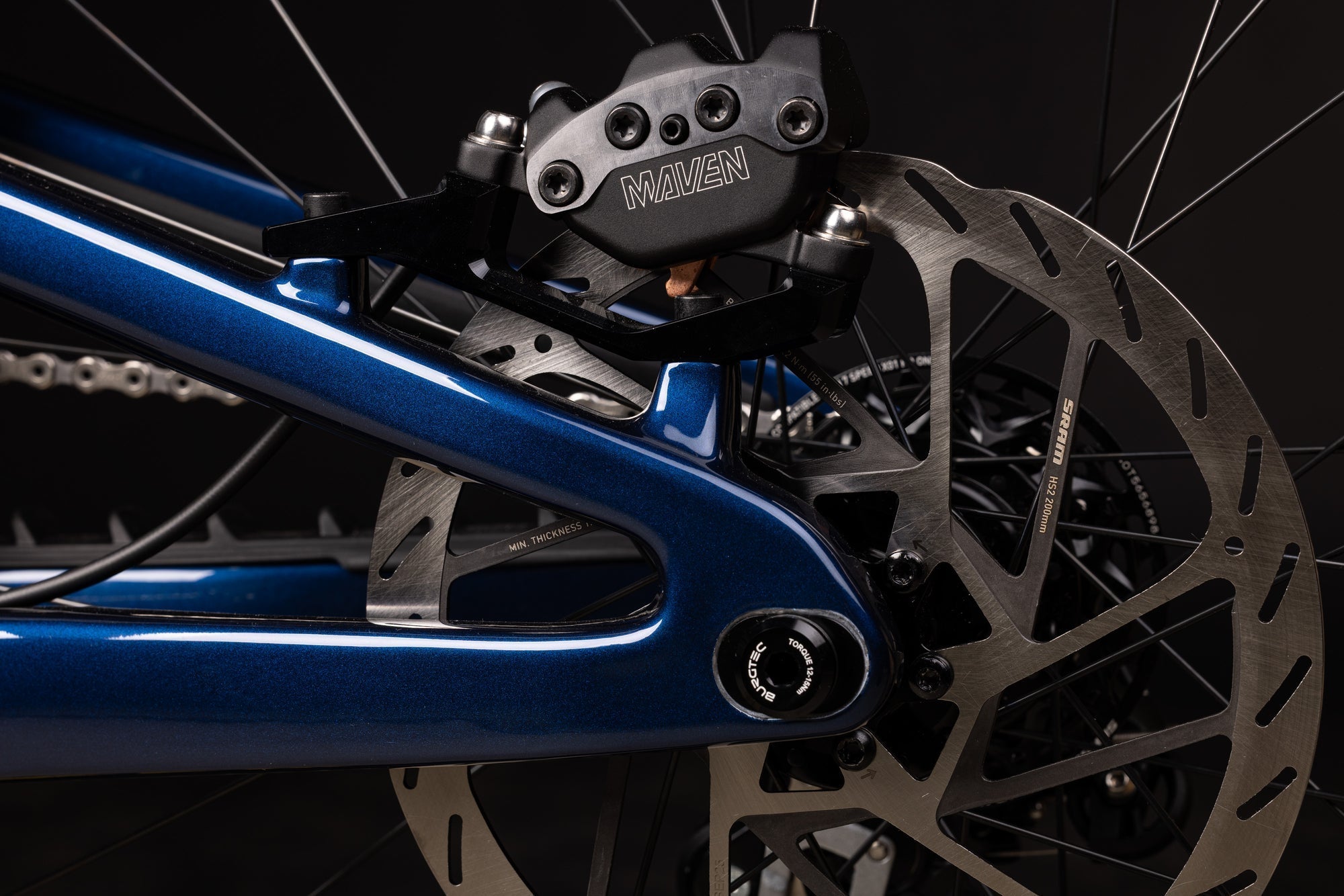 V10 CC - etrier SRAM Maven si disc HS2
