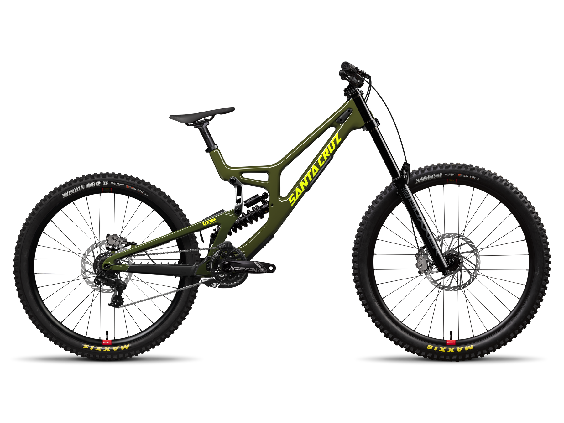 Santa Cruz V10 CC DH S 2027 - Gloss Kelp Green