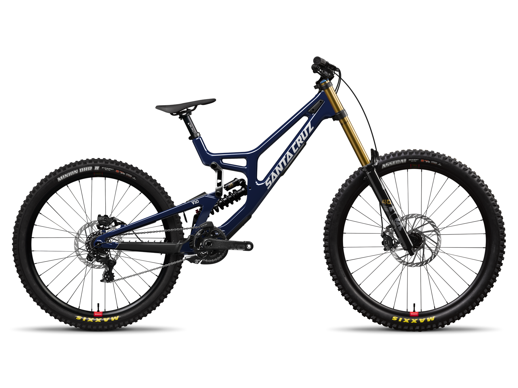 Santa Cruz V10 CC DH X01 2027 - Gloss Liquid Blue