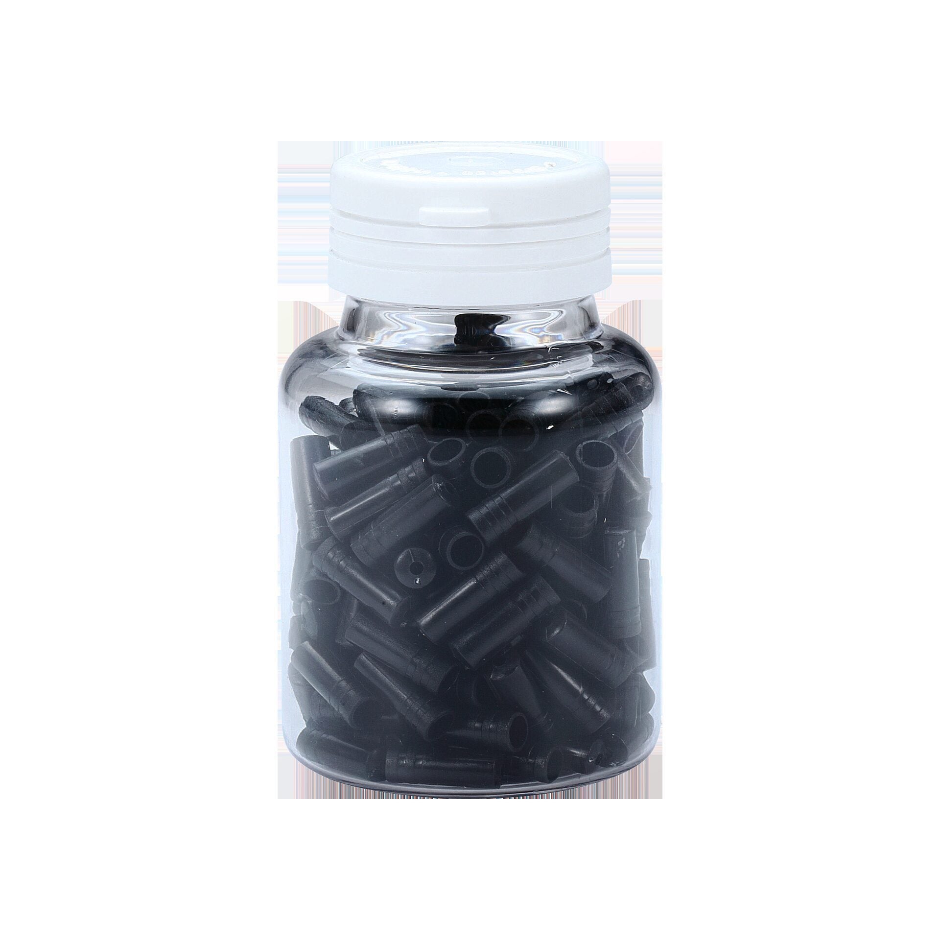 set 150 capete camasa schimbator bbb bcb 150 cableend 4mm plastic negru
