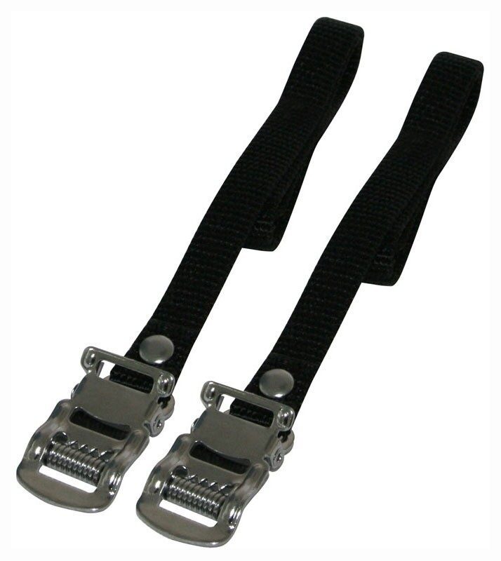 set 2 curele clips force nylon negre