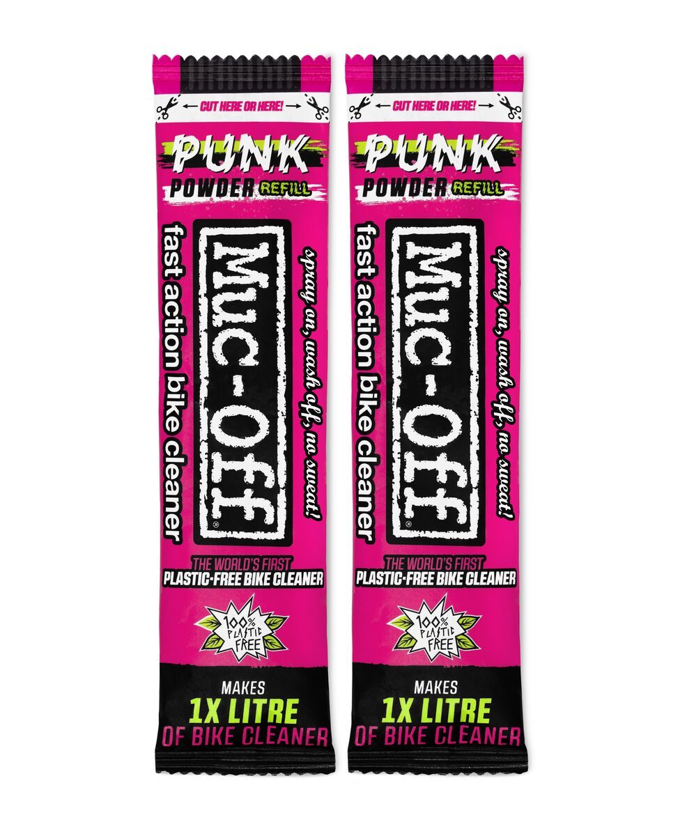 set 2 plicuri detergent pudra muc off punk powder