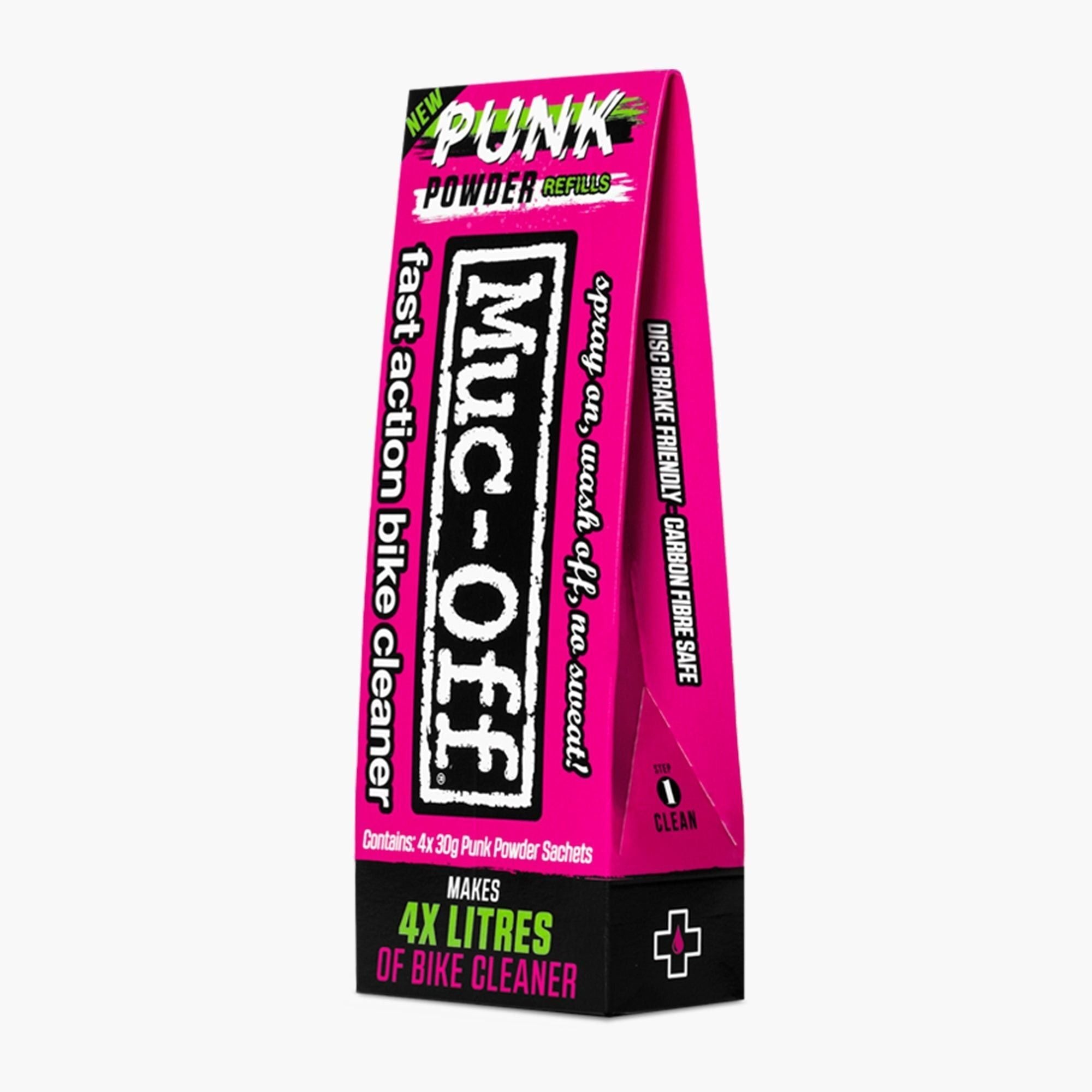 set 4 plicuri detergent pudra muc off punk powder 2