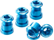 Set 4 suruburi angrenaj Reverse Chainring Bolt Albastru deschis