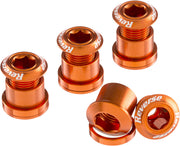 Set 4 suruburi angrenaj Reverse Chainring Bolt Portocalii