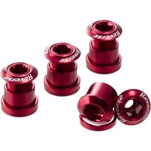set 4 suruburi angrenaj reverse chainring bolt rosii 1