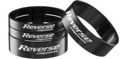 set distantiere reverse 11 8 aluminiu negre