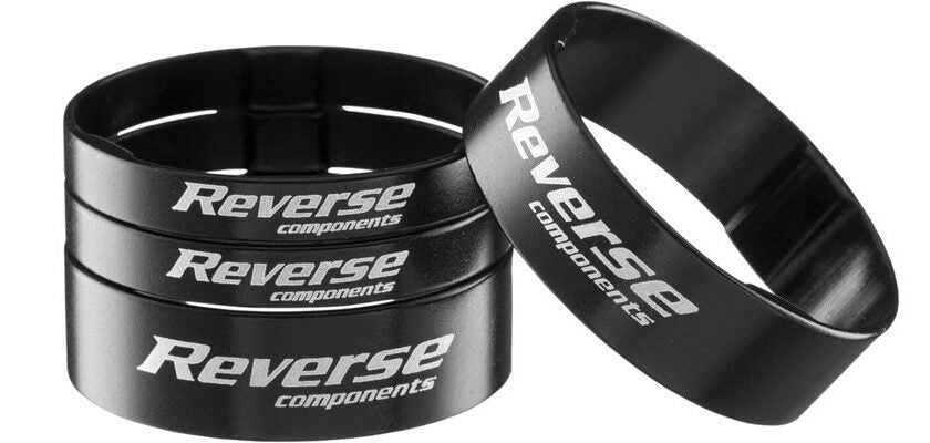 set distantiere reverse 11 8 aluminiu negre