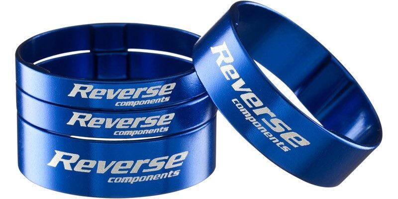 set distantiere reverse ultra light 11 8 aluminiu albastre