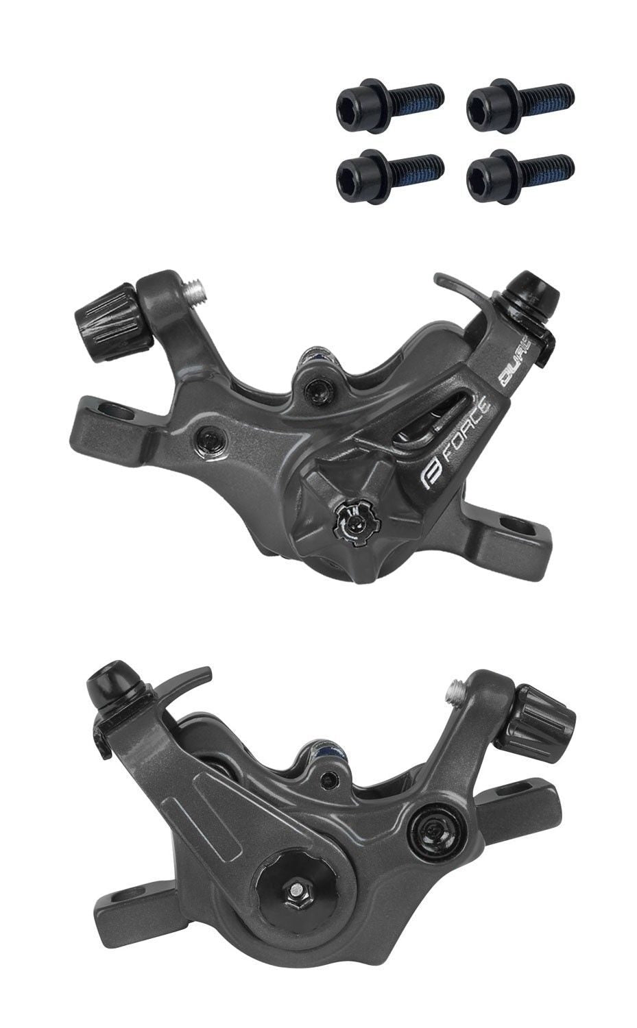 set frane disc mecanice force dual mtb negru 3