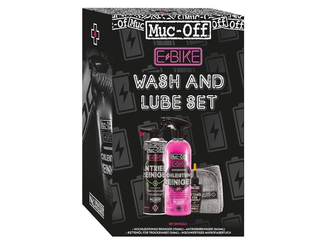 set muc off ebike clean protect and lube kit