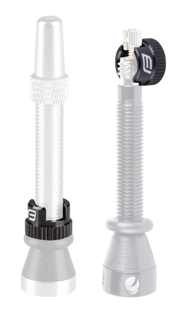 Set piulite de janta Force pentru valve presta, aluminiu