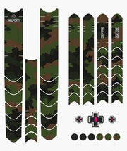 set stickere protectie cadru muc off frame protection kit dh enduro trail camo