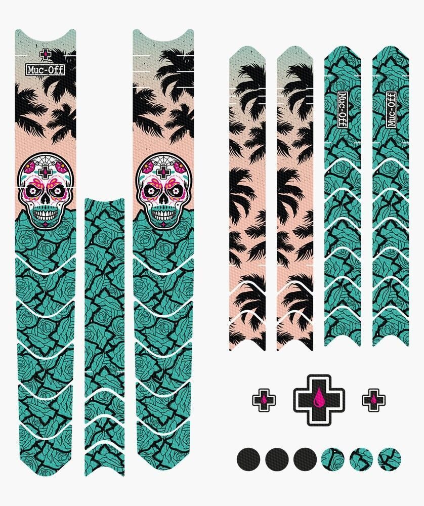 set stickere protectie cadru muc off frame protection kit dh enduro trail day of the shred