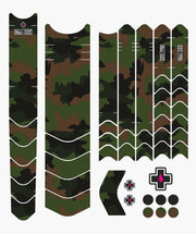 set stickere protectie cadru muc off frame protection kit e mtb camo