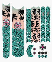 set stickere protectie cadru muc off frame protection kit e mtb day of the shred