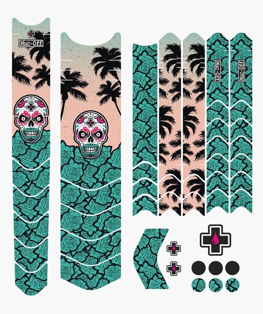 set stickere protectie cadru muc off frame protection kit e mtb day of the shred